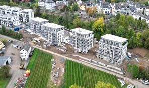 Wohnalage in Bullay aus der Luft fotografiert 